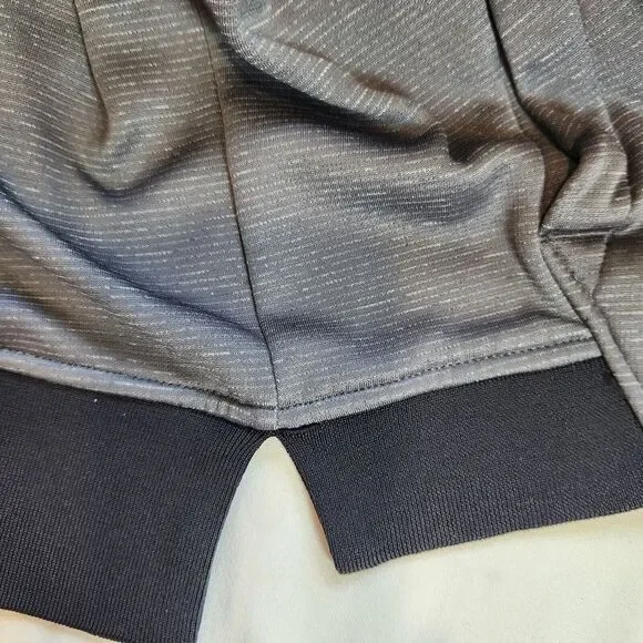 Under Armour Mens Size M ColdGear Hoodie 1/4 Zip Sweatshirt Gray Fleece Pullover - Picture 6 of 9